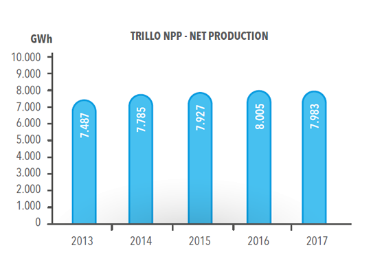 TRILLO NPP - NET PRODUCTION